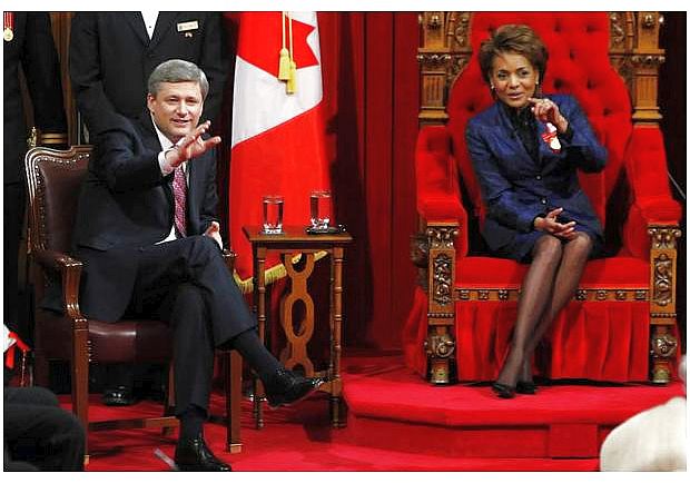 Stephen Harper Prime Minister Canada and Michaelle Jean Governor General Canada.jpg
