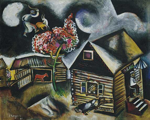 Rain ,La Pluie, 1911. Oil  and charcoal on canvas,  Peggy Guggenheim Collection.jpg