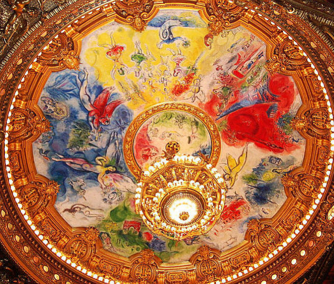 chagall et sa fresque , plafond de l\'Opera de paris,  ed.garnier3.jpg