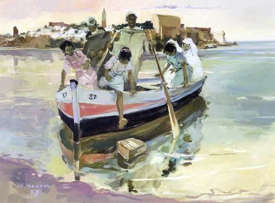 TRAVERSEE DU BOU-REGREG. Huile sur toile.1987.jpg