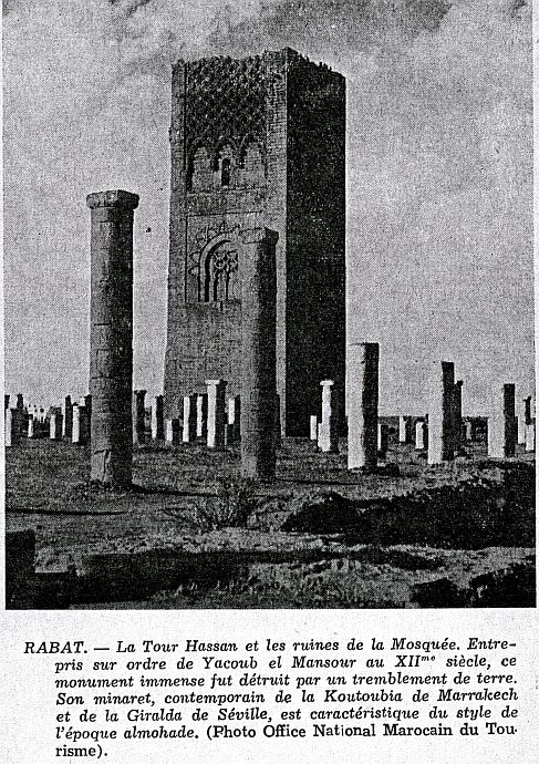 Rabat , la Tour Hassan 1958.jpg