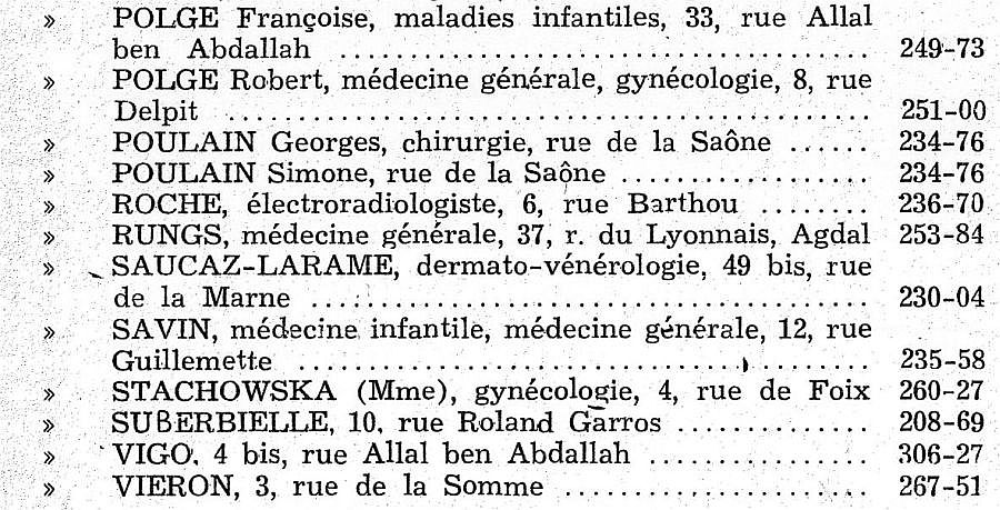 Liste des medecins Rabat 1958 suite 5 et fin.jpg