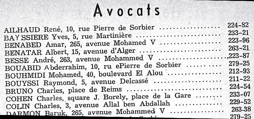 Liste des Avocats de rabat en 1958, 1ere partie.jpg