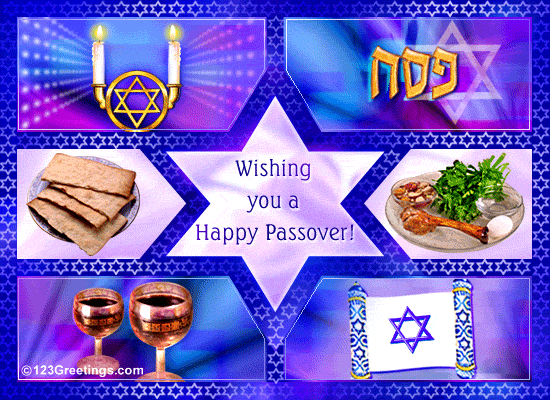 happy Passover, Meilleurs Souhaits de Paques Juives.gif