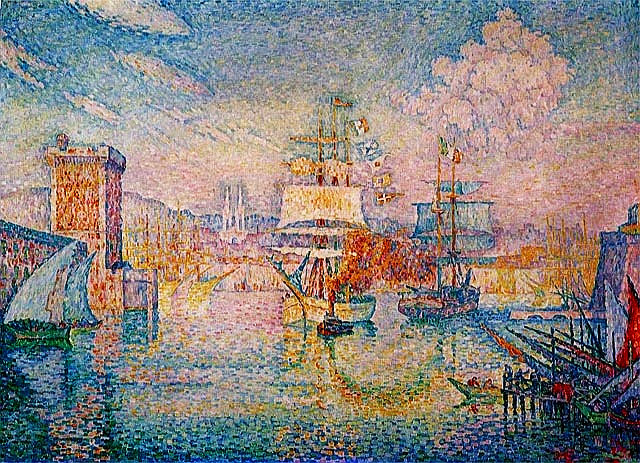 Paul Signac,L’Entrée du port de Marseille, 1918, huile sur toile.jpg