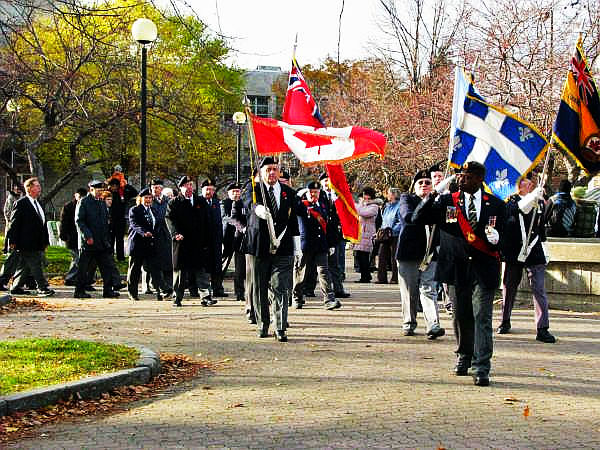journée du souvenir, la Légion à Montréal.jpg