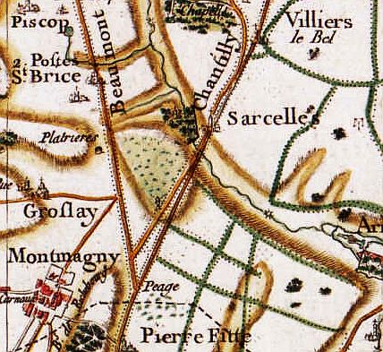 Sarcelles-Carte_de_Cassini Sarcelles vers l\'an 1780.jpg