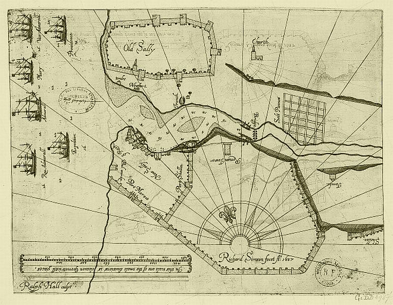 Old Sally - Richard Sinson fecet Ralph Hall culpt, Sinson, Richard (15..-16.. ). Cartographe,1637,Vieille Sale.jpg