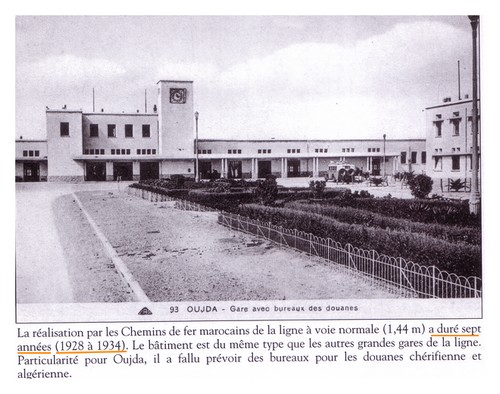 Oujda construction de la gare 1928 à 1934 - maurine.jpg