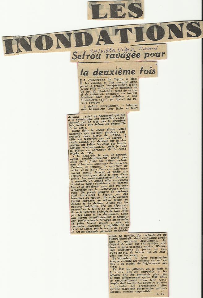 Sepembre 1950 .INONDATION A SEFROU Ref.la vigie marocaine 1950.jpg