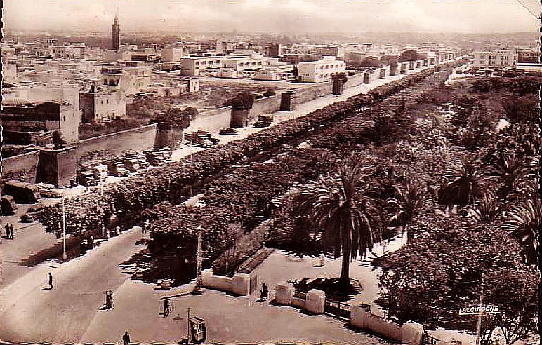 Rabat - Boulevard Joffre et jardin.jpg