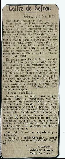ARTICLE DE 1933 SUR LA FETE DES CERISES DE SEFROU.jpg
