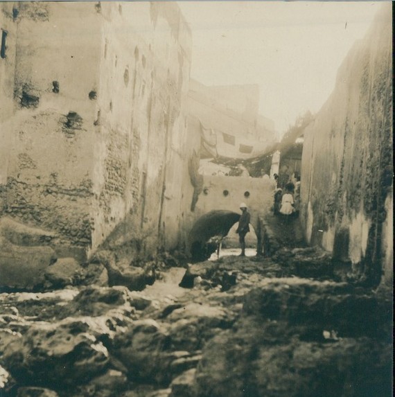 SEFROU  JUILLET 1917 PONT SUR L'OUED LIHOUDI.jpg