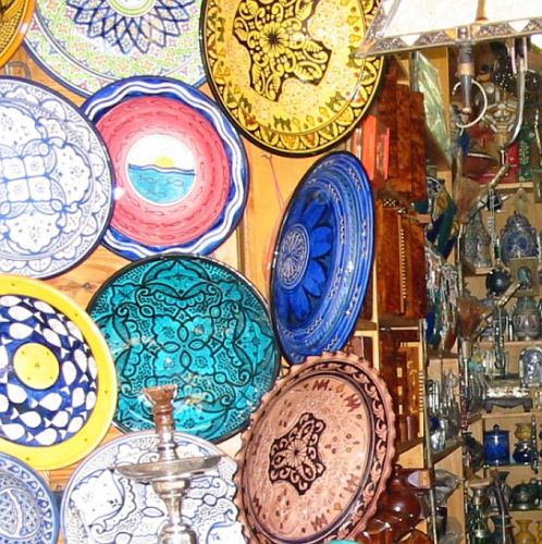 Plats, ceramiques au souk, Medina de Rabat.1.jpg