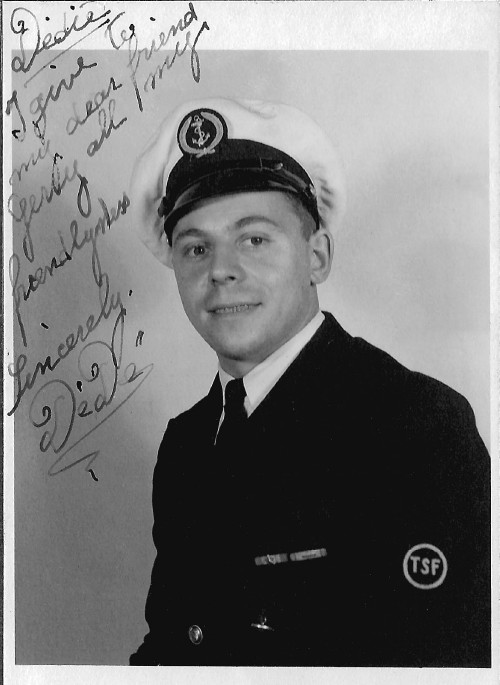 A portrait taken by Jerry of a French Navy Officer, DeDe, who became a close friend to Jerry.jpg
