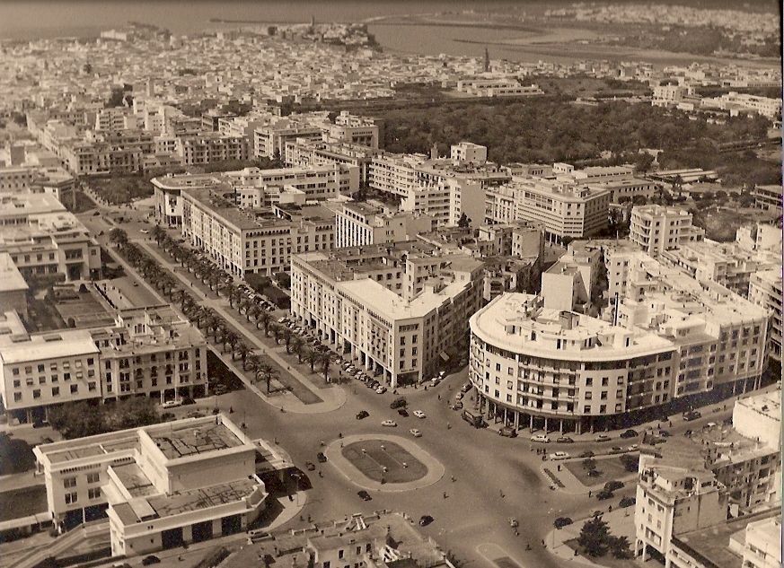 Rabat, le centre ville annees 1950\'s.jpg