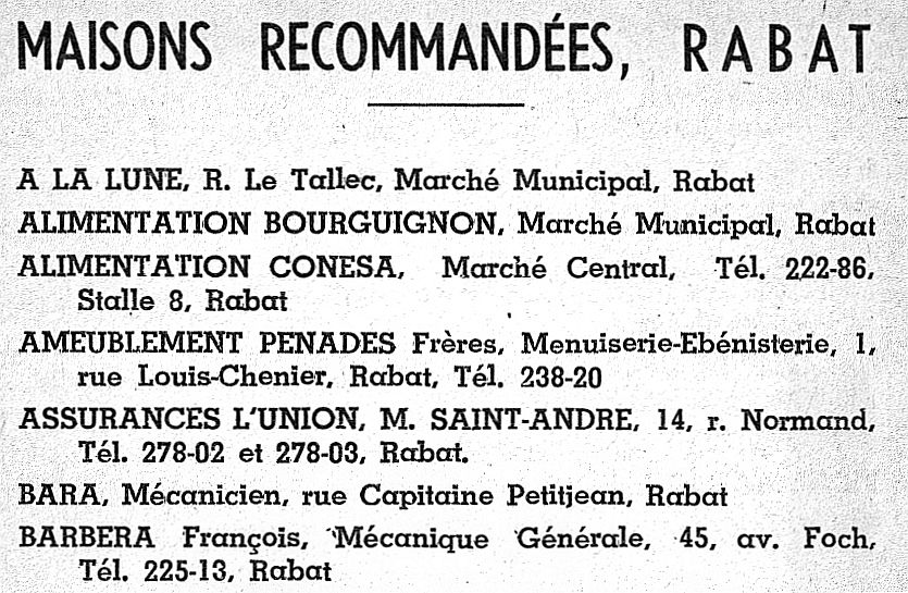 Maisons recommandees a Rabat en 1958.jpg