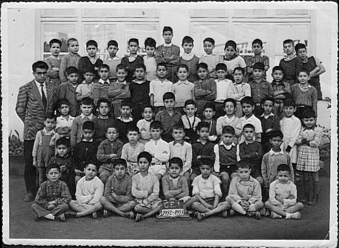 Ce1 , anne scolaire 1952-1953 Ecole AIU Rabat.jpg