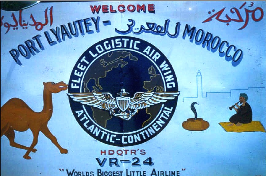Welcome,  Bienvenue à la base militaire américaine de Port Lyautey.jpg