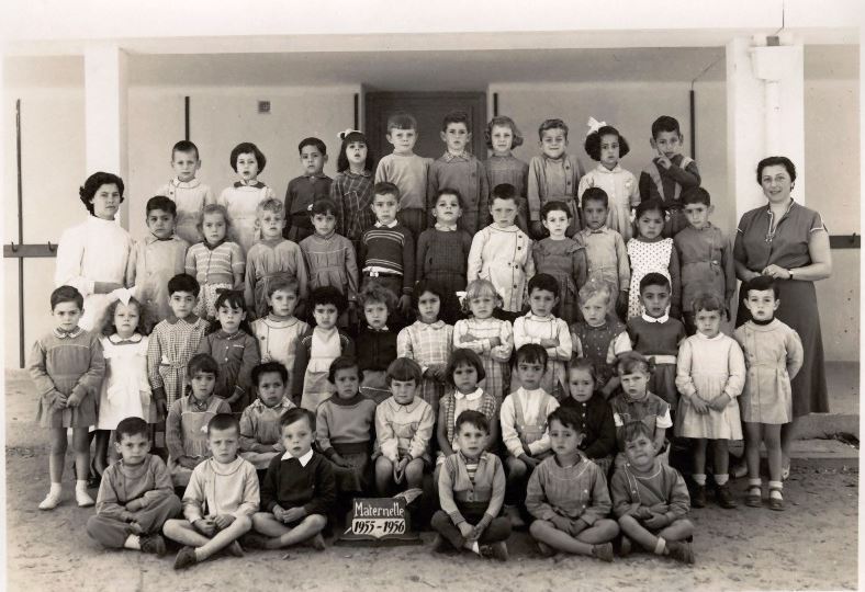 Photo de classe SOUK EL ARBA 1955-1956 2.JPG