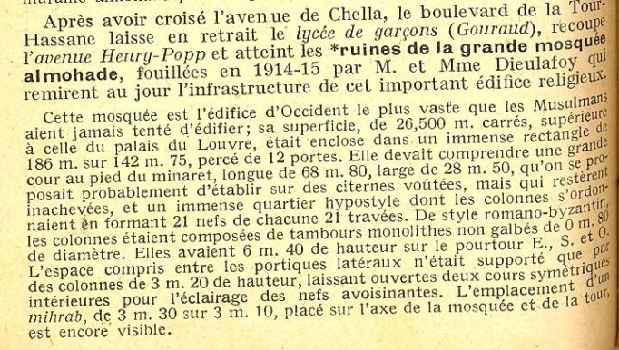 B.Histoire de la Tour Hassan ,Rabat, Guides Bleus Maroc 1930.jpg