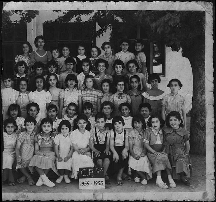 ecole de l\'AIU Filles Rabat , CE2A 1955-1956.jpg