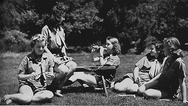 These Girl Scouts of the 1950s playing music.jpg